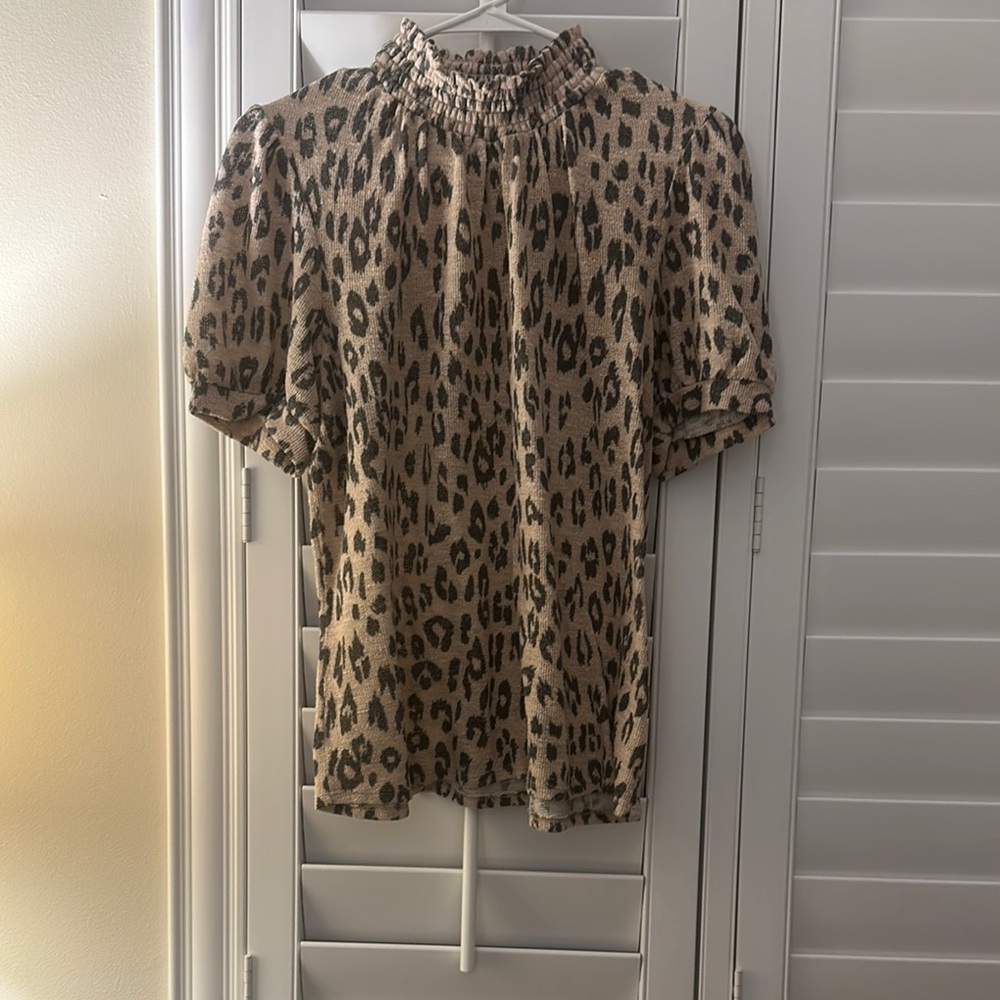 Leopard Print Women's Top
